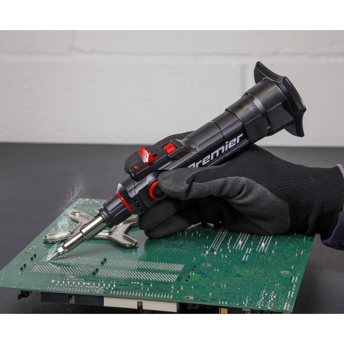 Sealey 3-in-1 Butane Indexing Soldering Iron Indexing Head Magnetic Stand AK2970
