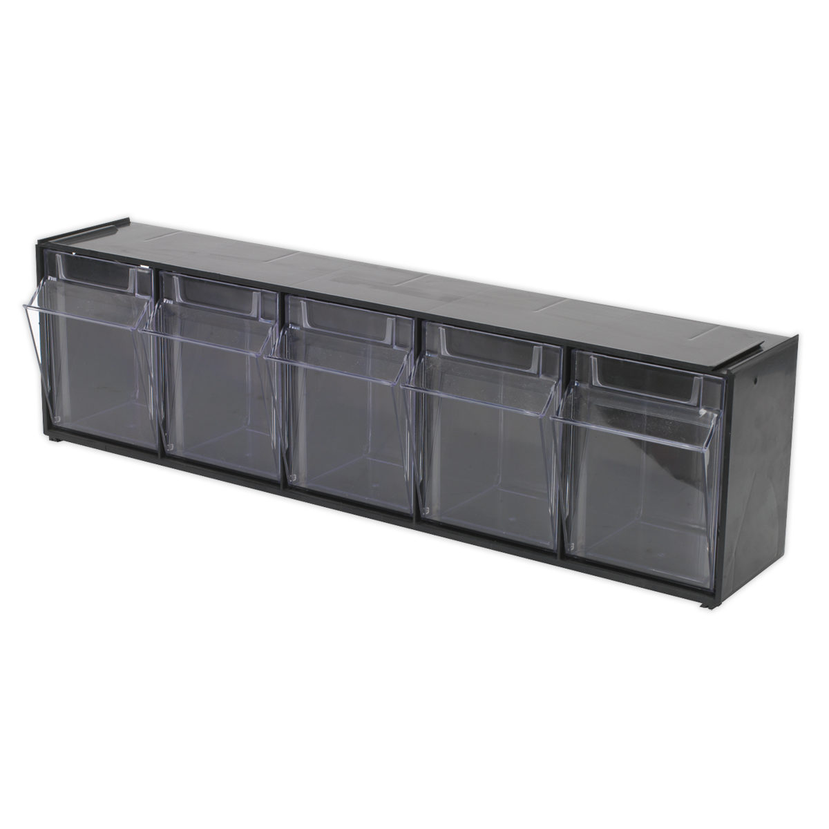 Sealey Stackable Cabinet Box 5 Bins Pre-Drilled Holes For Wall Mounting APDC5