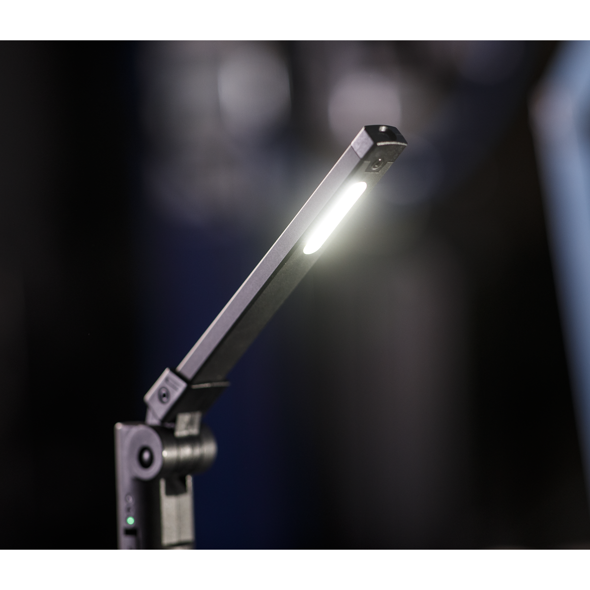 Sealey Rechargeable Aluminium Folding Pocket Light Lamp 2 COB 1 SMD LED LED02G