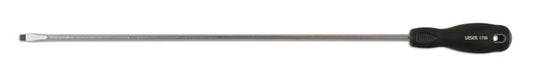 LASER 3371 Screwdriver Professional Flat Slotted 6.0mmx150mm CRV Steel Soft Grip