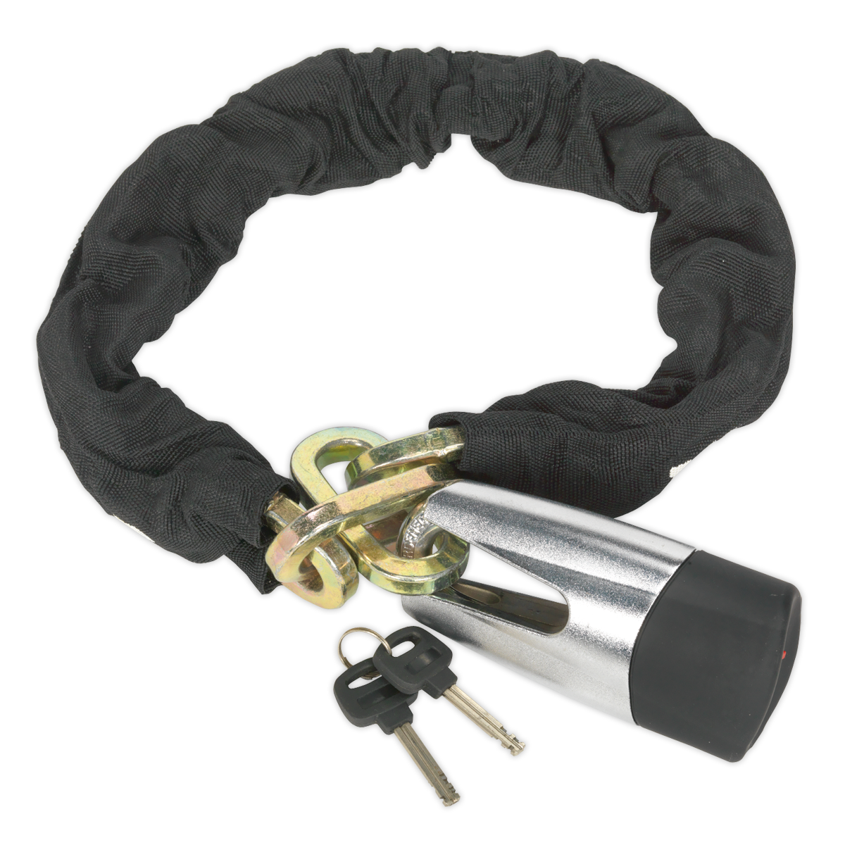 Sealey Motorcycle Chain & Disc Lock 10.5 x 10.5 x 900mm ART Approved CLA109DL