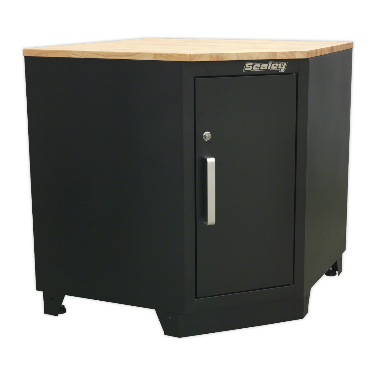 Sealey 930mm Oak Corner Worktop For Use With APMS15 Corner Floor Cabinet APMS18