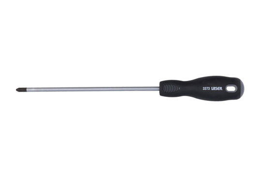 LASER 3373 Screwdriver Professional Phillips Ph2 200mm Chrome Vanadium Steel