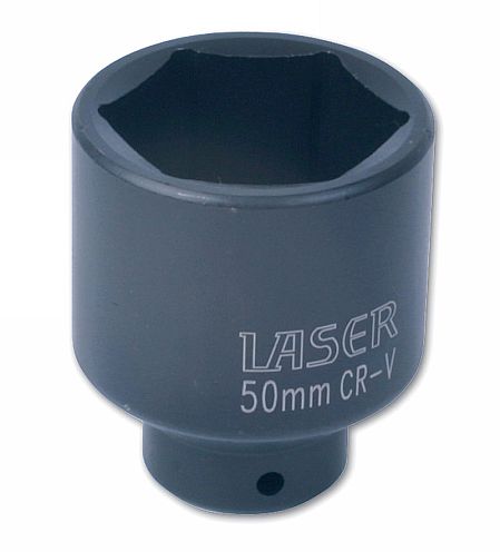 LASER 3380 Socket Wrench Insert 1/2" Drive 50mm Spanner Chrome Vanadium Steel