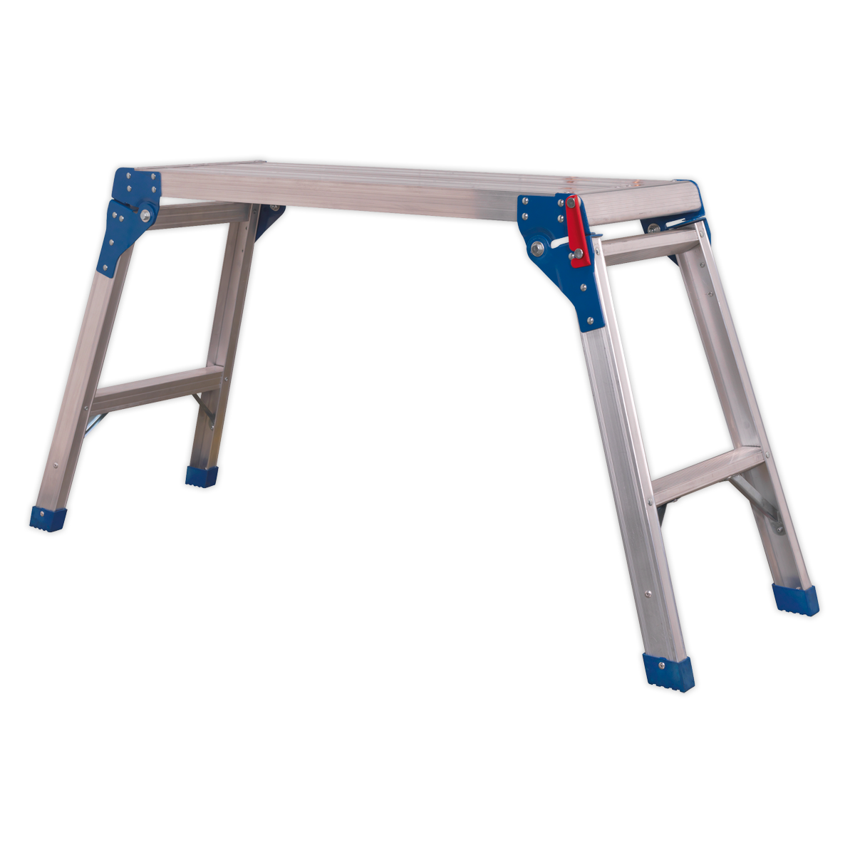 Sealey Folding Platform Aluminium 2 Steps 150kg Capacity 605mm Height APS2E
