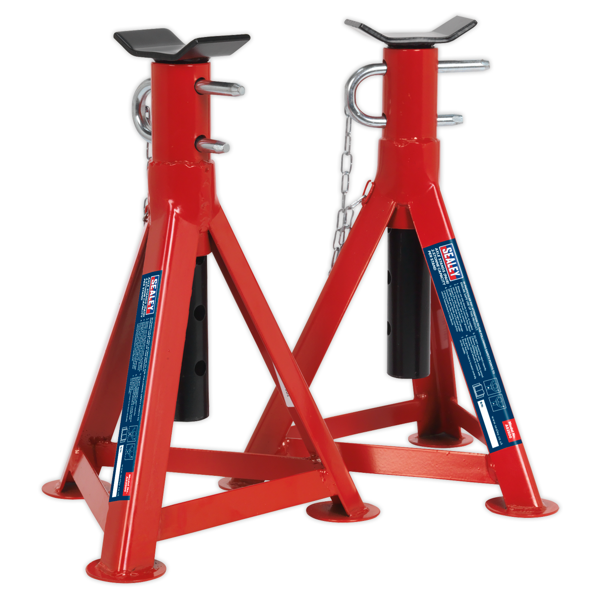 Sealey Load Axle Stands 2.5 Tonne Capacity per Stand 5 Tonne per Pair AS2500