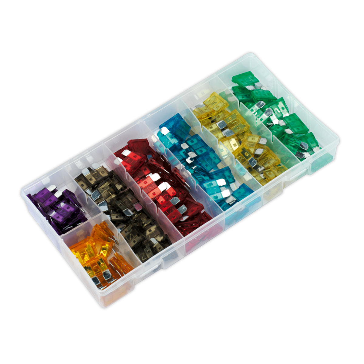 Sealey Automotive Standard Fuse Blade Assortment 120 Pcs 3A 5A 7.5A 15A BCF120