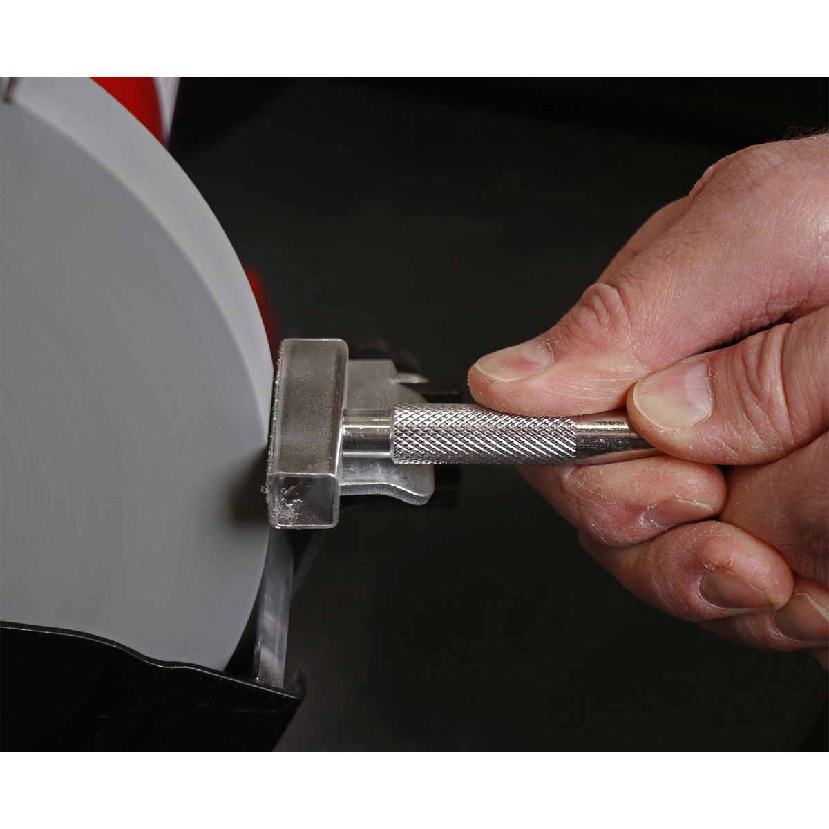 Sealey Diamond Grinding Wheel Dresser With Strong Knurled Handle Silver BG2