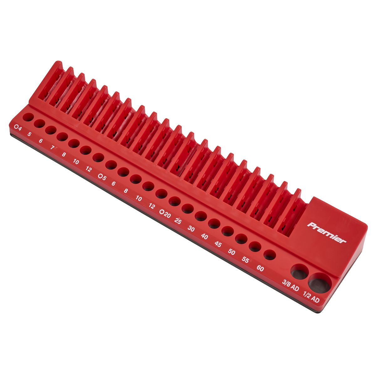 Sealey Bit Holder Magnetic 42 Bit Capacity Professional - Red/Black BH42