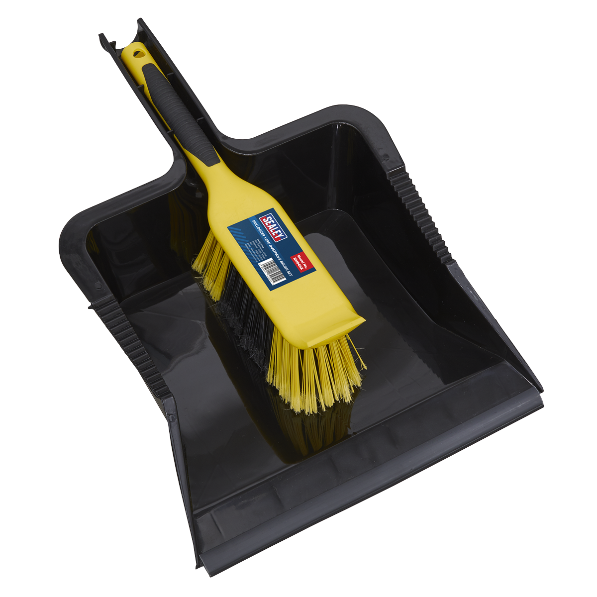 Sealey Bulldozer Yard Dust Pan Brush Cleaning Sweeping Set Hard Wearing BM04HX
