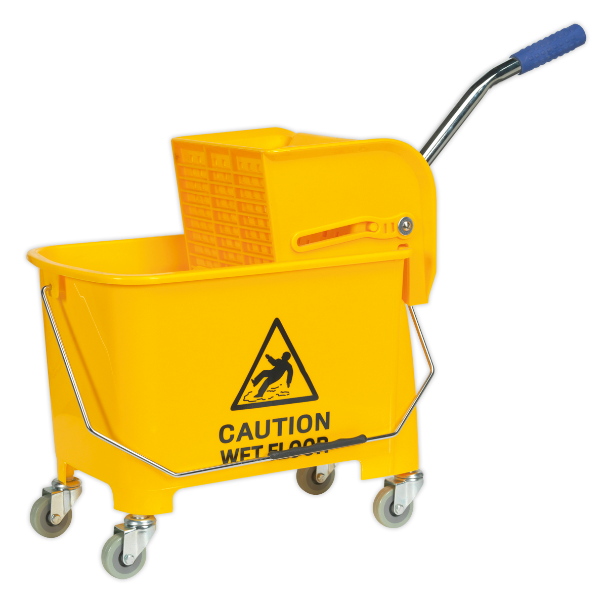 Sealey Mop Bucket 20 Litres Heavy Duty With Mop Holder & Castor Wheels BM09