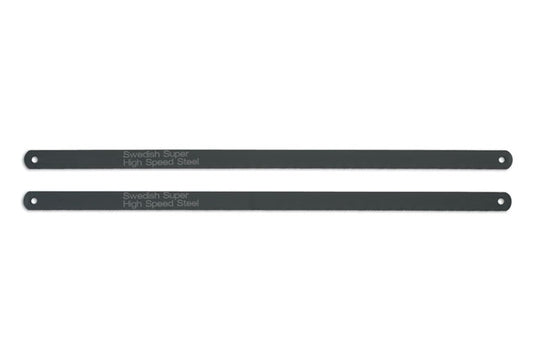 LASER 0254 HSS Hacksaw Blades 2 Pieces 305 mm 24 TPI Swedish High Speed Steel