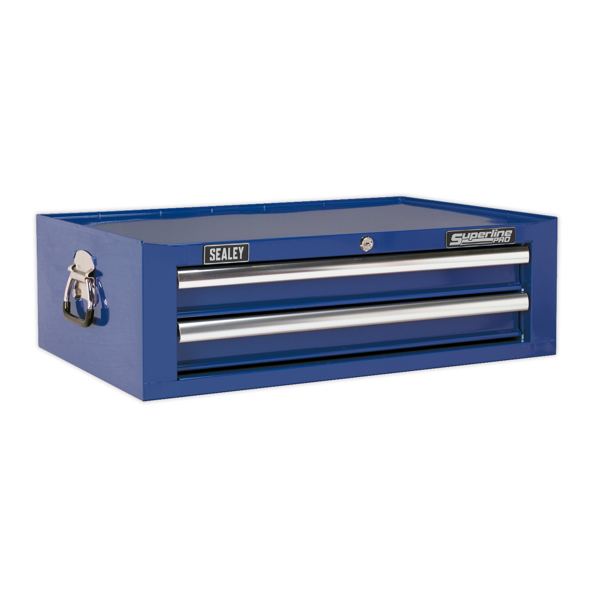 Sealey Add-On Chest 2 Drawer W/ Ball Bearing Runners Tool Storage Blue AP26029TC