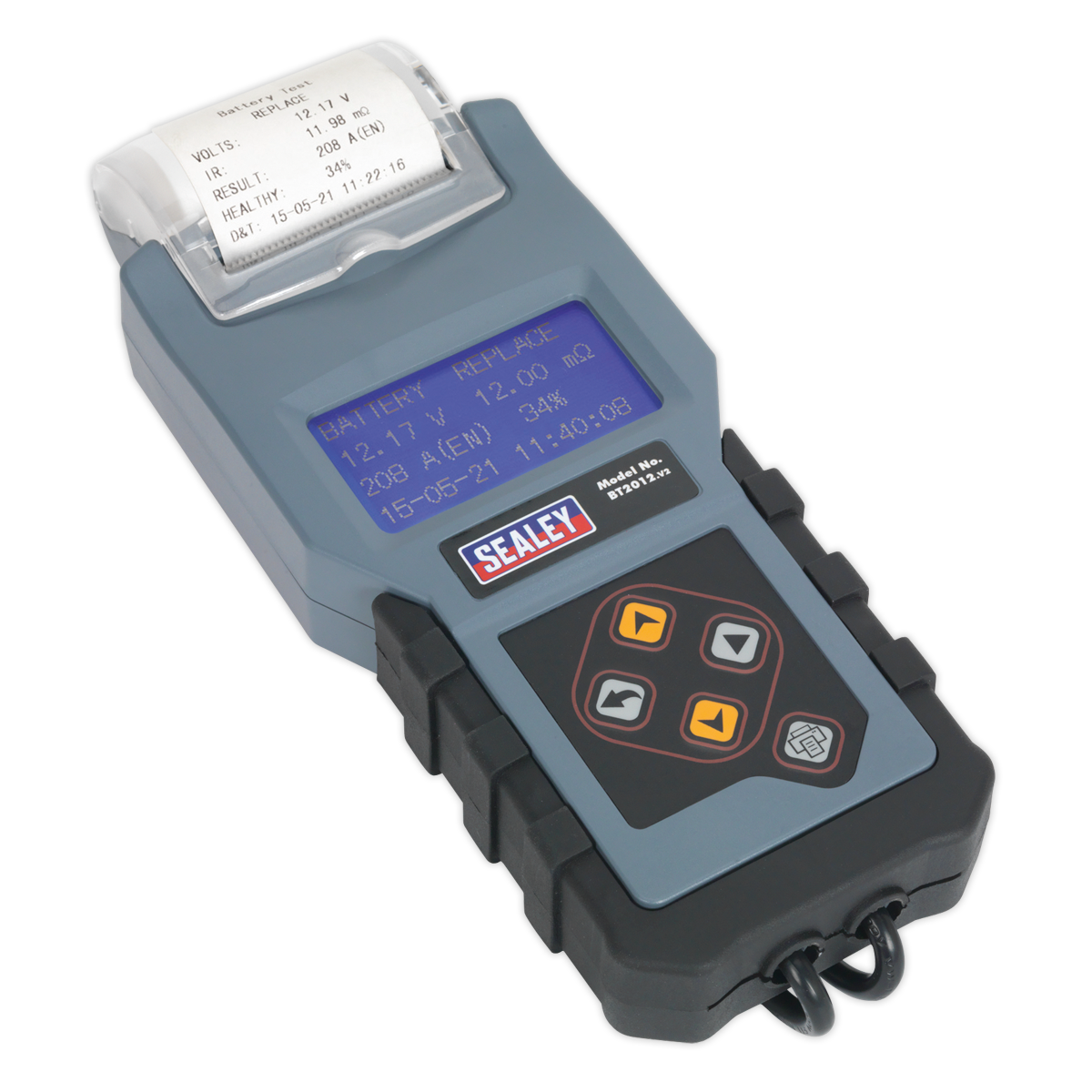 Sealey Digital Battery & Alternator Tester With Printer LCD Display 12V BT2012