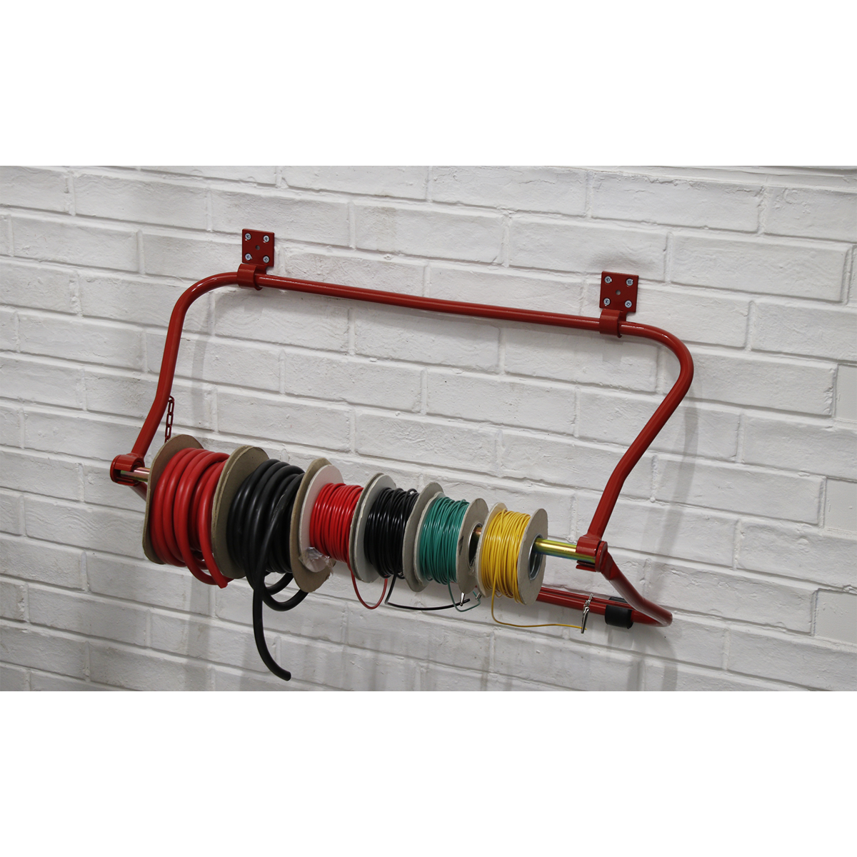 Sealey Wall Brackets For CC01 Cable Carrier Stand Multi Reel Dispenser CC01WB