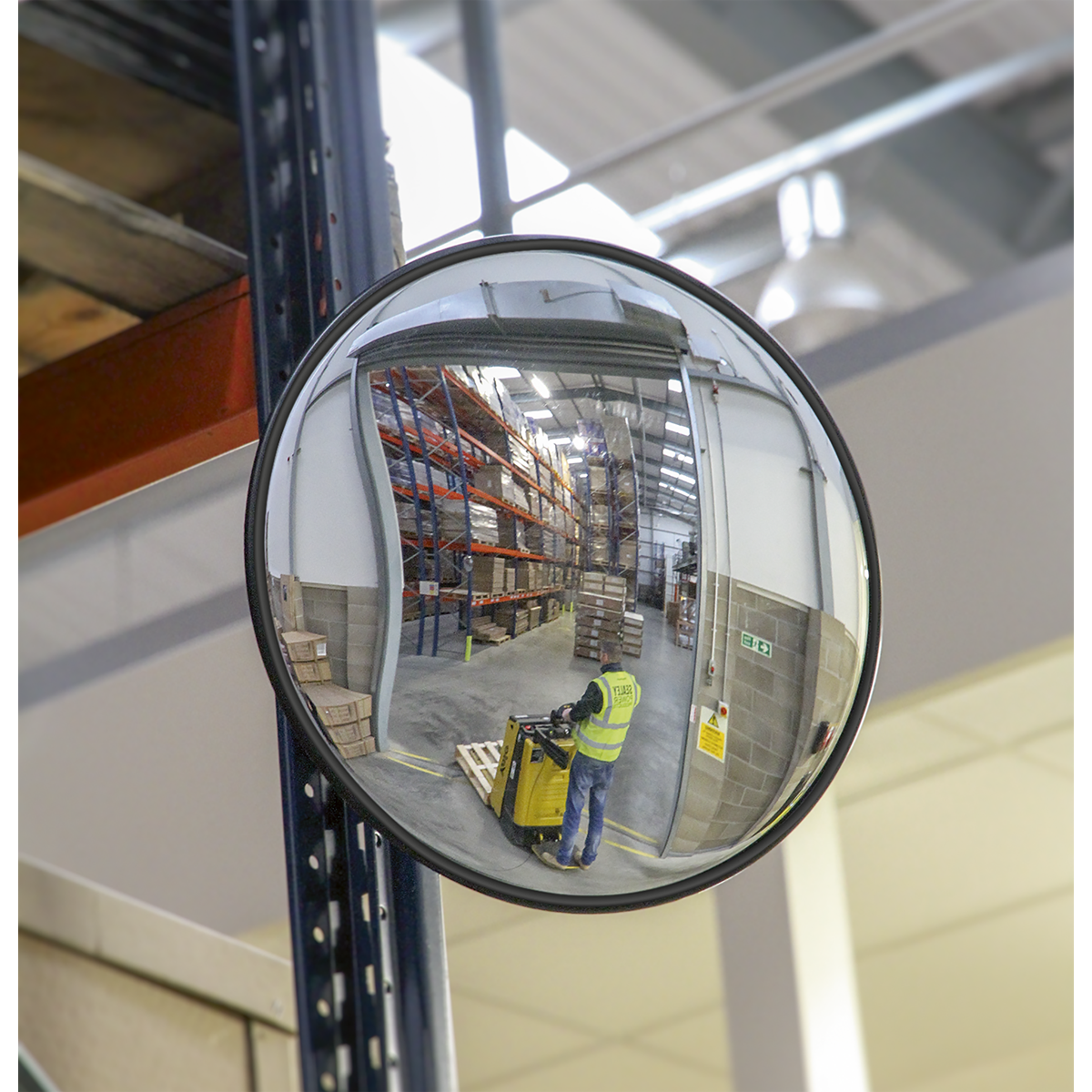 Sealey Ø300mm Wall Mounting Convex Mirror With Adjustable Swivel Joint CM300