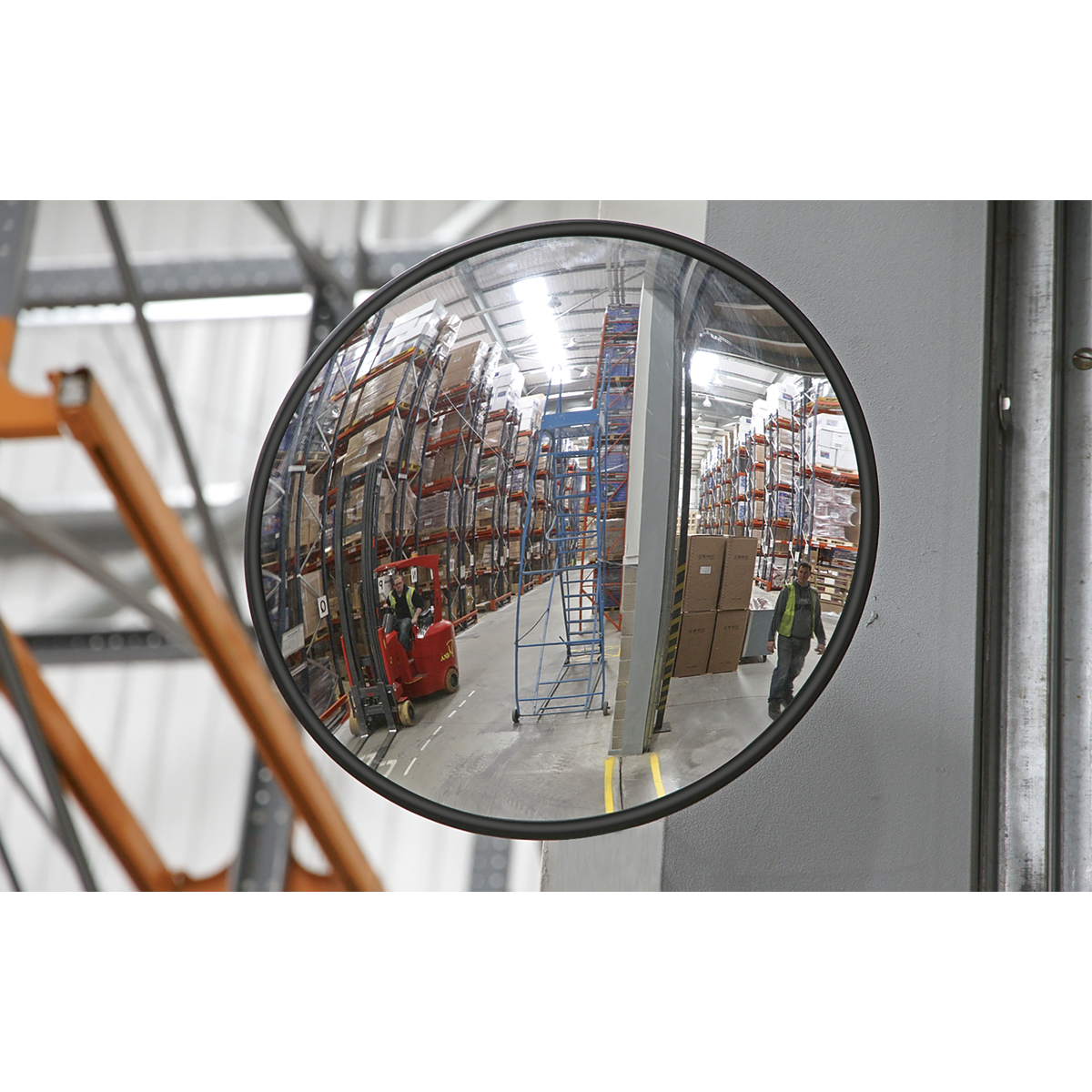 Sealey Convex Mirror Wall Mounting 450mm With Adjustable Swivel Joint CM450