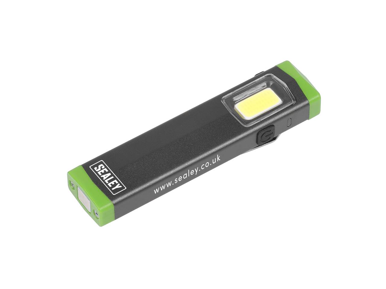 Sealey USB Mini Hand Torch Aluminium 3W COB LED 3.7V 600mAh Li-Ion LED500SB