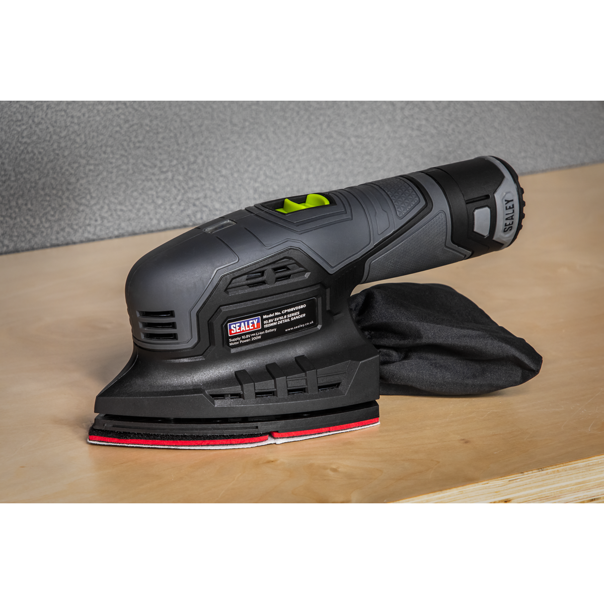 Sealey SV10.8 Series Cordless 150mm Detail Sander 10.8V Body Only CP108VDSBO