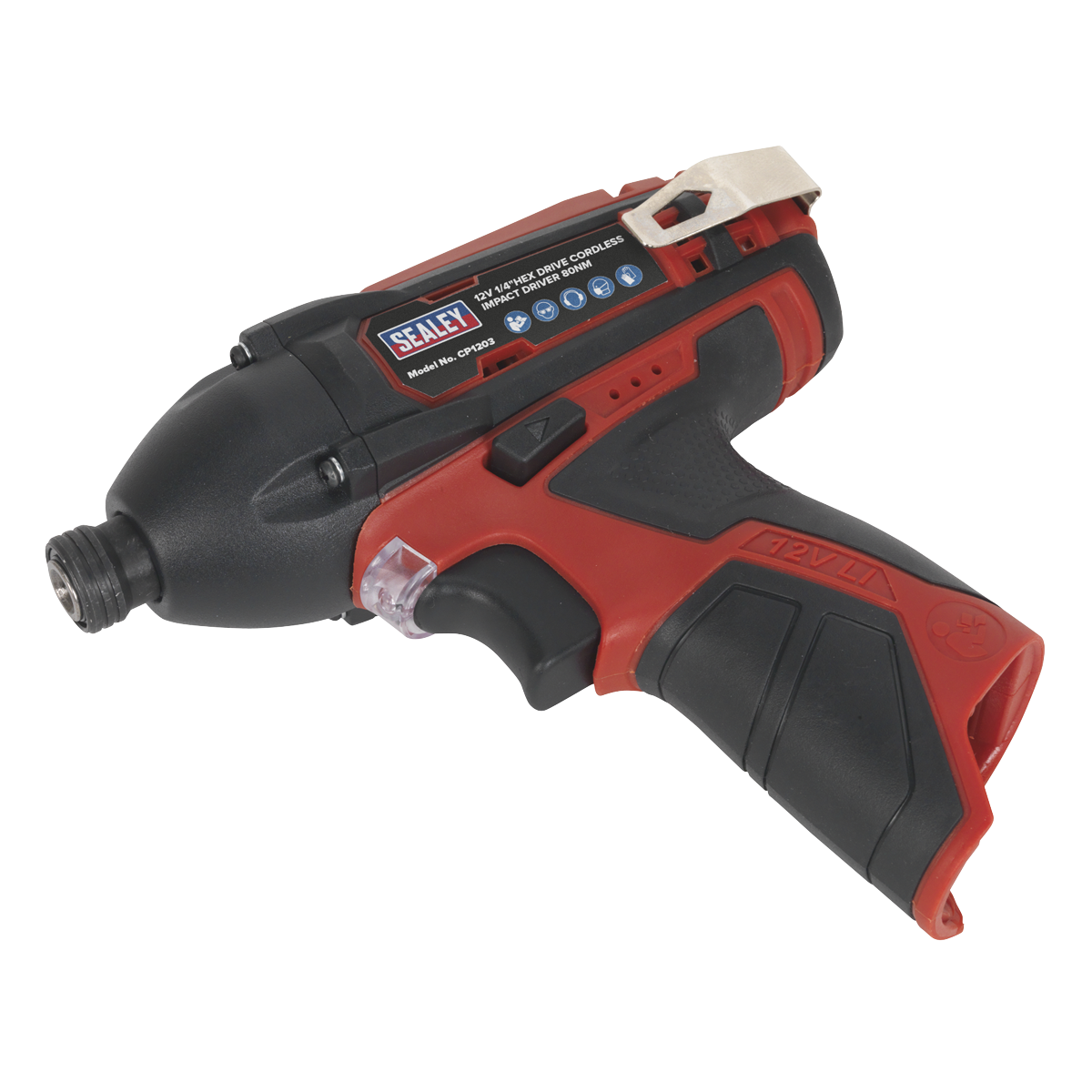 Sealey 12V SV12 Series 1/4" Hex Drive Cordless Impact Driver - Body Only CP1203