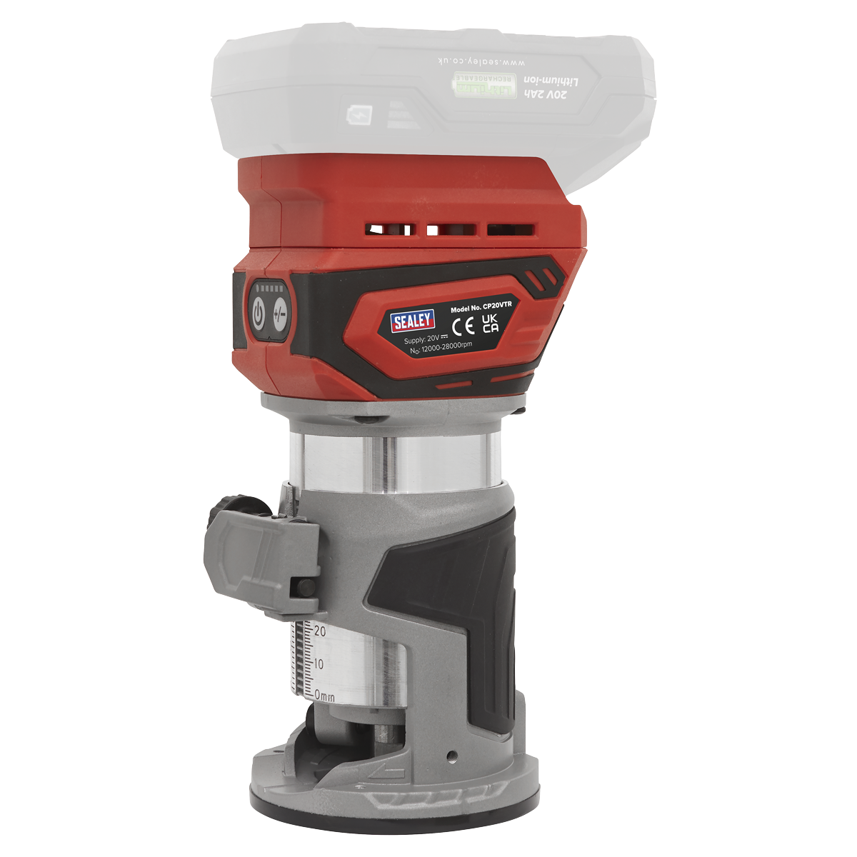 Sealey 2x 20V SV20 Series Cordless Router & Combi Drill Kit With 2 Batteries