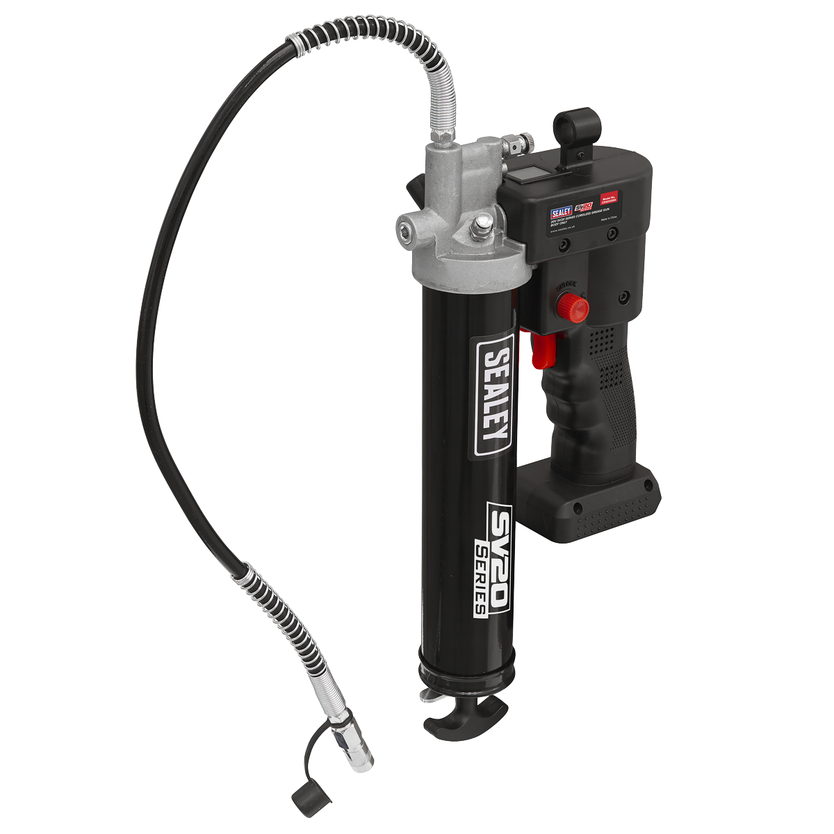Sealey Cordless Grease Gun 20V SV20 Series Professional - Body Only CP20VGRG
