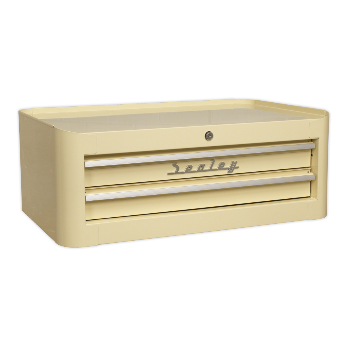 Sealey Mid Box 2 Drawers Lift & Latch Retro Style Tool Storage Chest AP28102