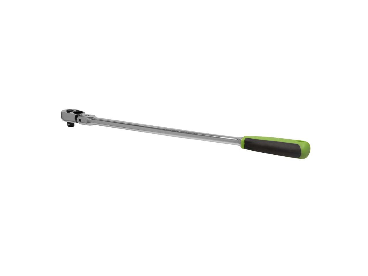Sealey 3/8" Drive Ratchet Wrench Extra Long Flexi-Head Flip Reverse S01208