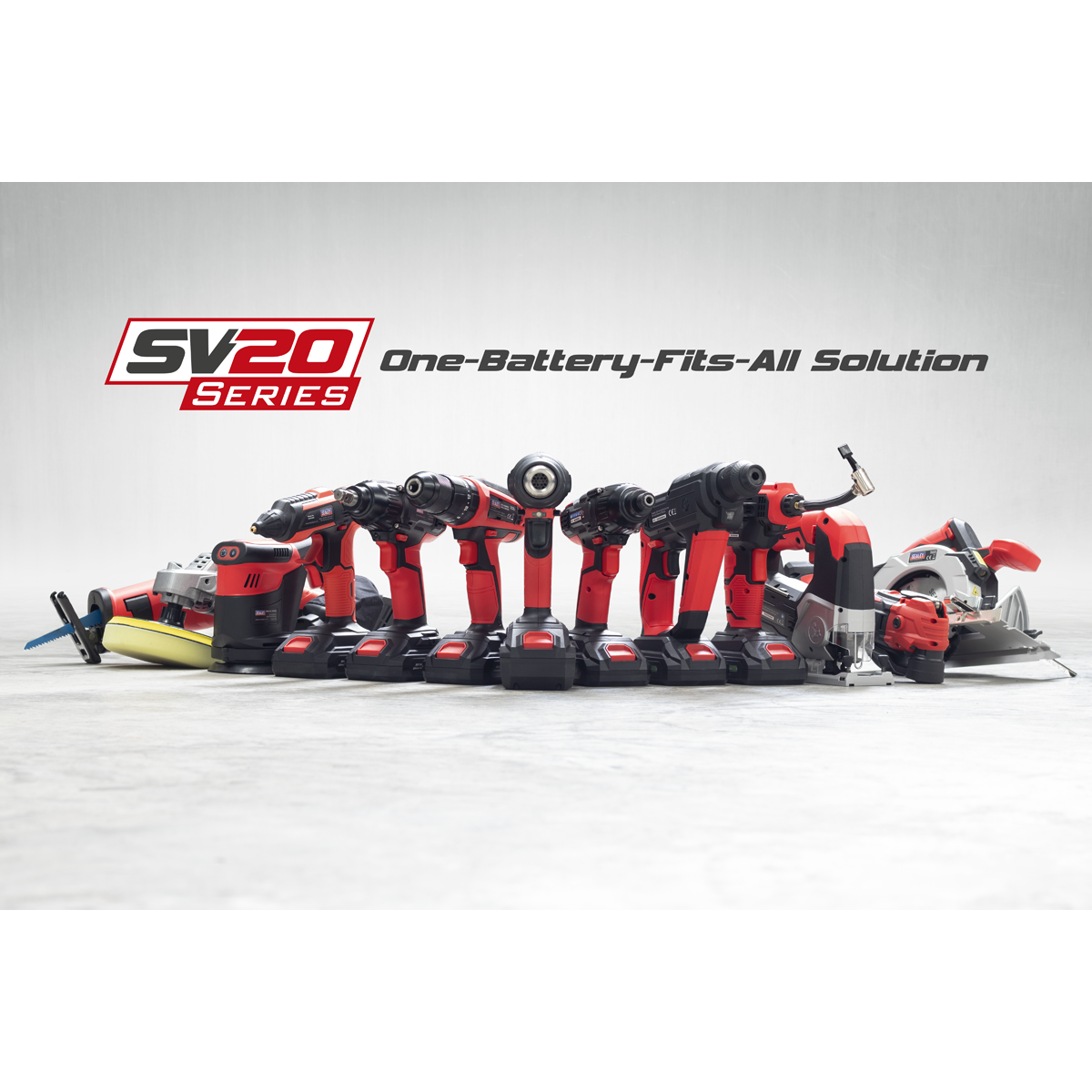 Sealey 20V SV20 Series Cordless Telescopic Pole For CP20VPSH/CP20VPHT CP20VTP