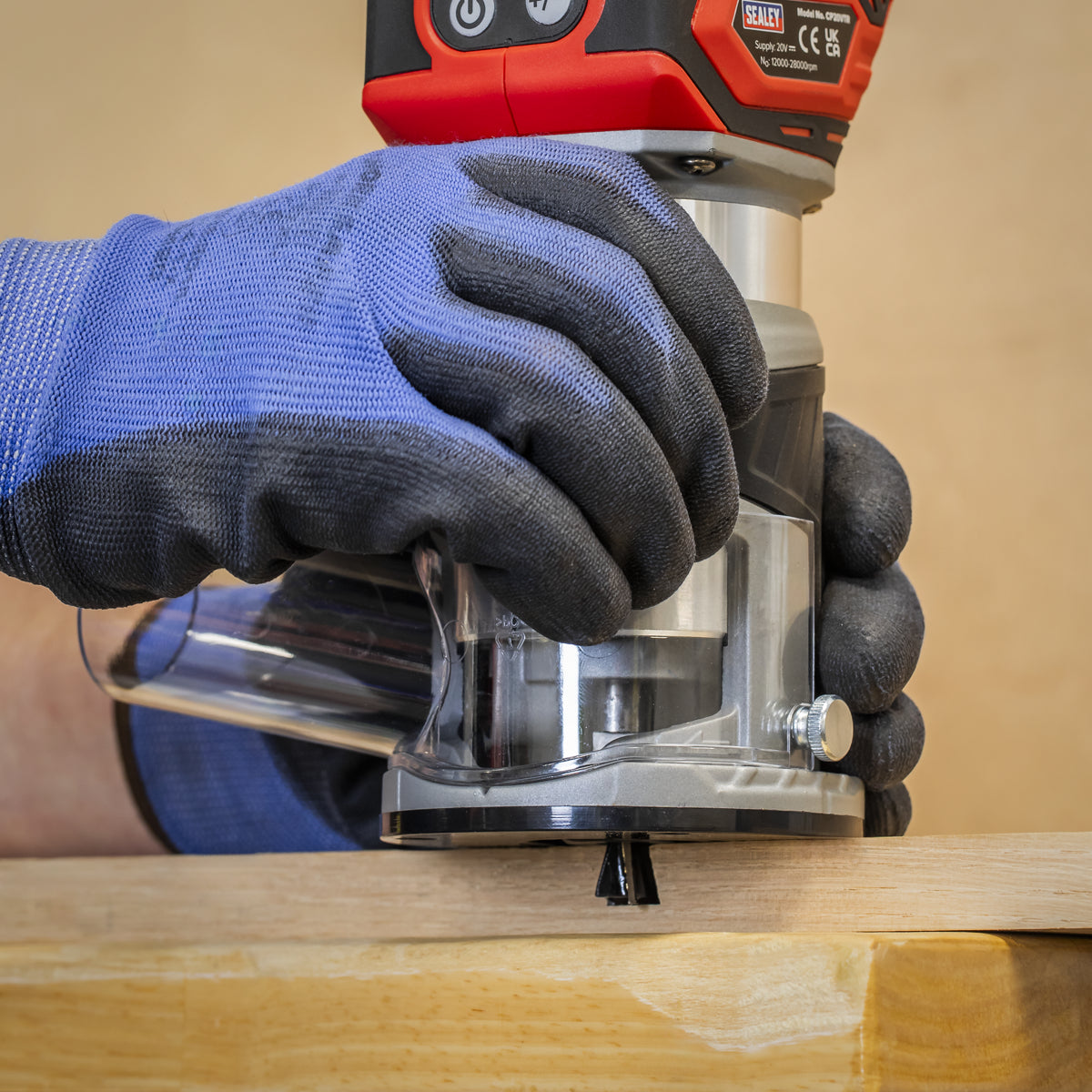Sealey SV20 Series Cordless Trimming Router Brushless 20V Body Only CP20VTR