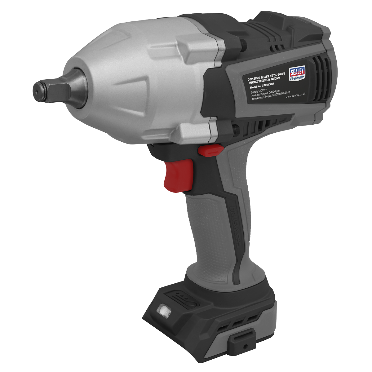 Premier Brushless Impact Wrench 20V SV20 Series 1/2" Drive Body Only CP20VXIW