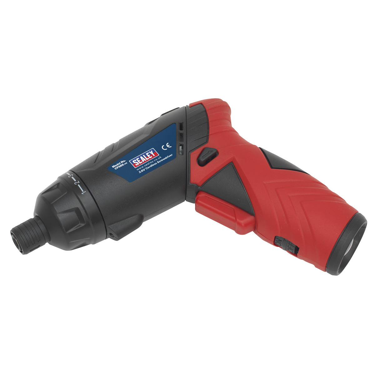 Sealey 3.6v Cordless Lithium-Ion Screwdriver Set Trigger-Lock Control 53pc CP36S
