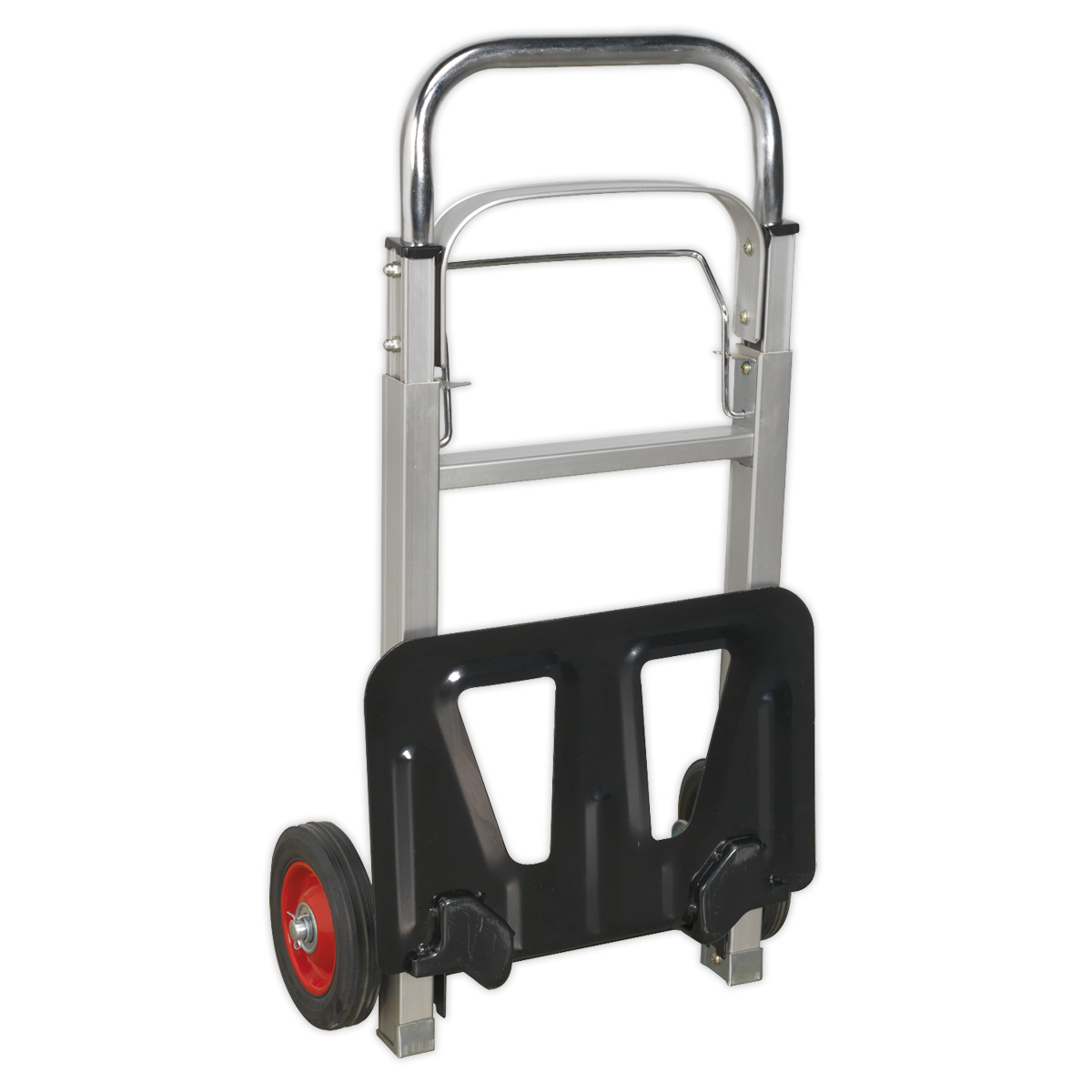 Sealey Folding Sack Truck With Lightweight Aluminium Frame 90kg Capacity CST980