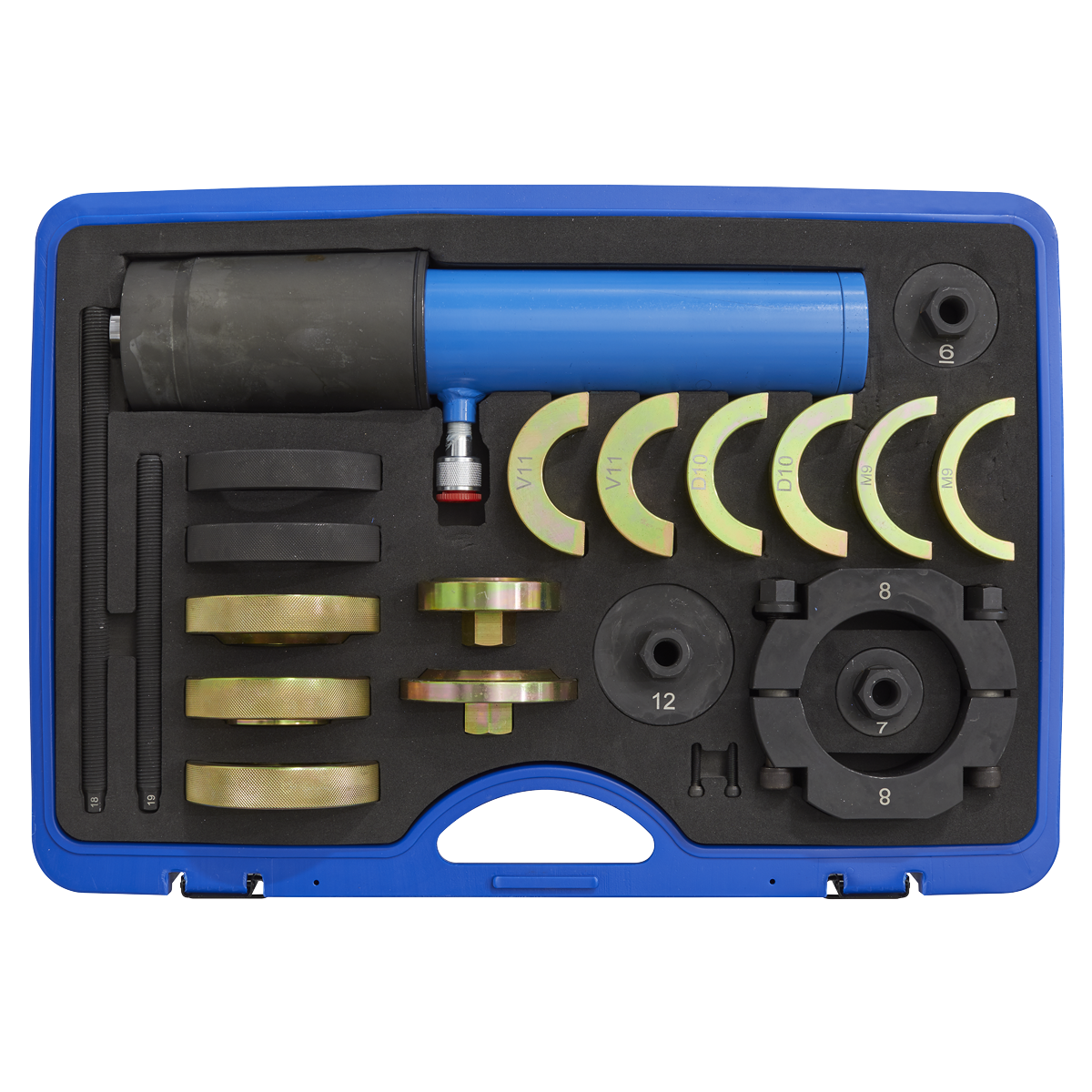 Sealey Hydraulic Commercial Vehicle Bush Tool Safe & Easy-To-Use Set CV040
