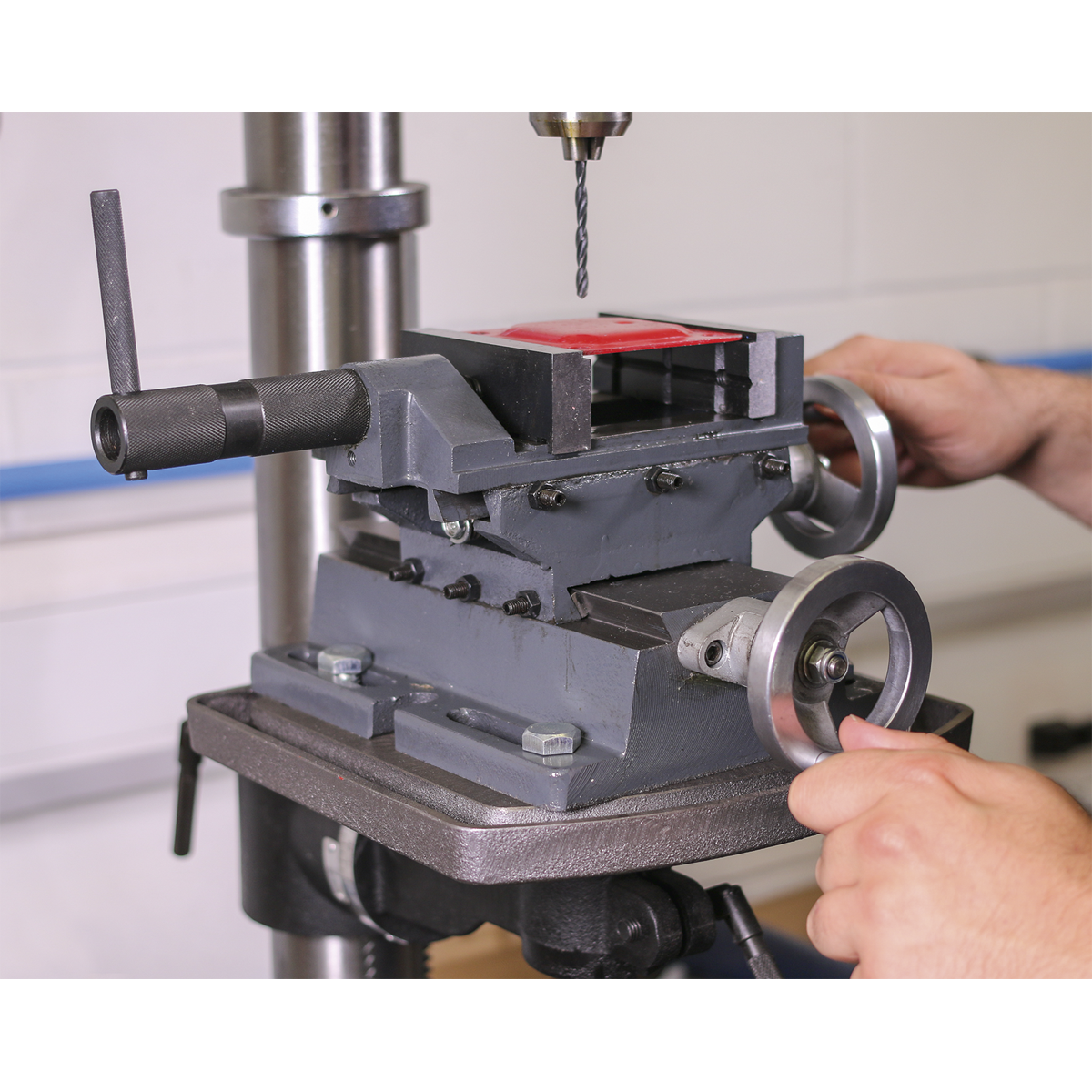 Sealey 100mm Professional Cross Vice For Drilling & Milling Operations CV4P