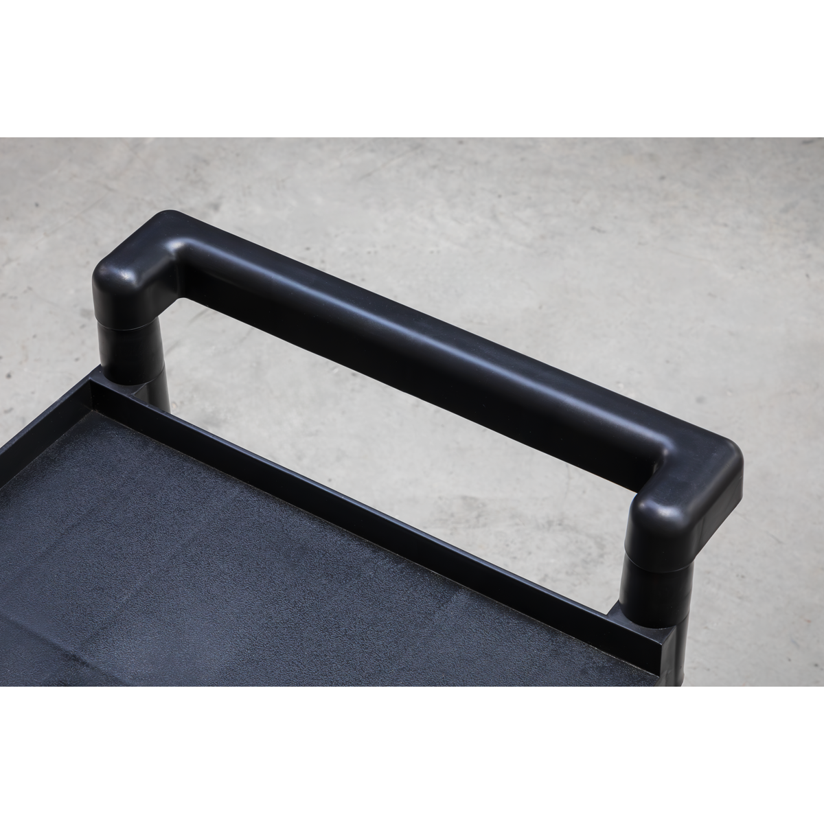 Sealey 3-Level Workshop Trolley With 30kg Capacity Per Shelf Black/Silver CX308