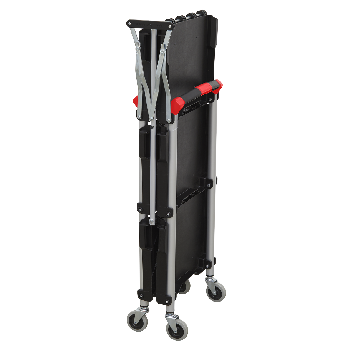 Sealey Folding Workshop Trolley Storage 3 Levels 25kg Capacity/Shelf CX314