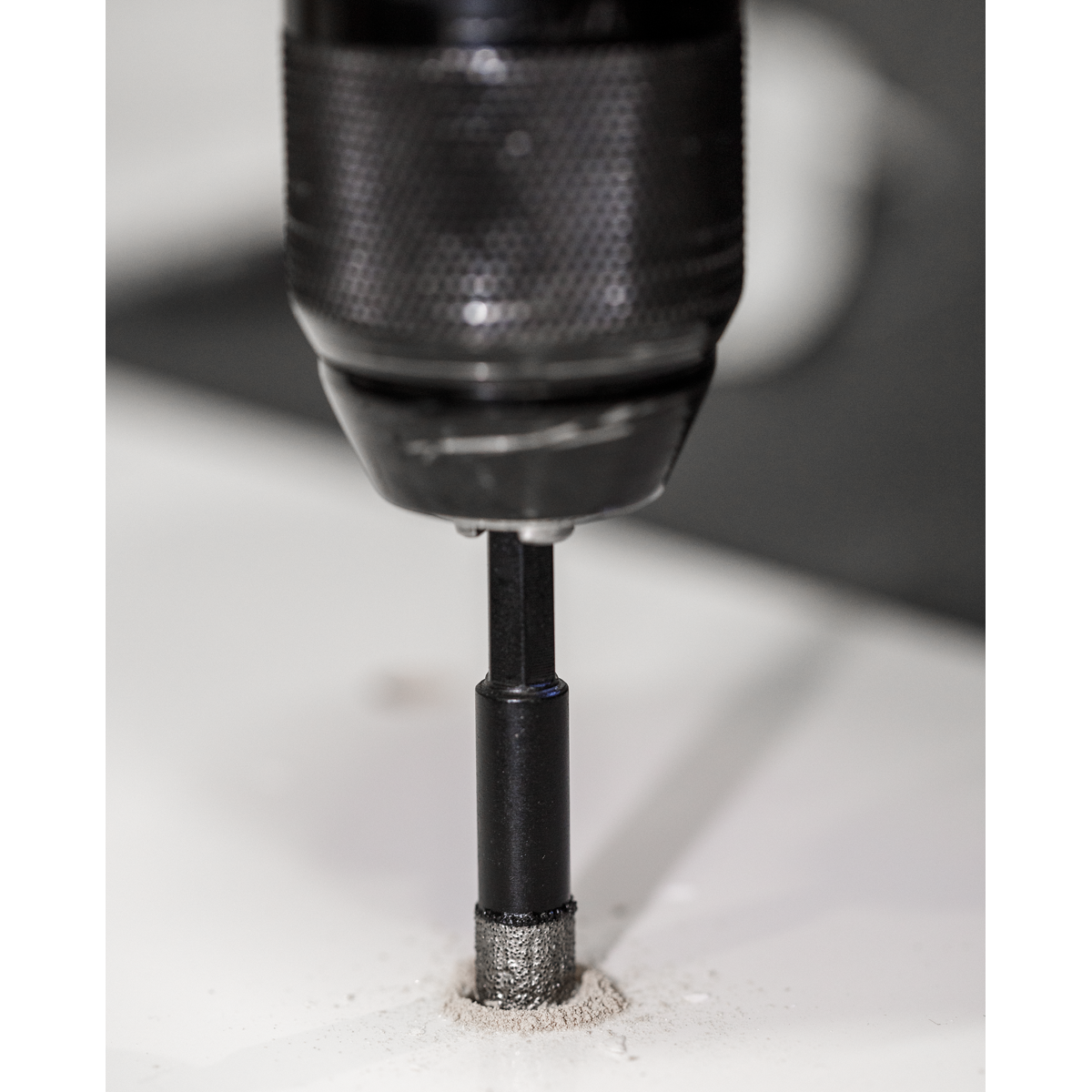 Sealey Diamond Drill Bit Hex Vacuum Brazed Fast Dry Drilling 10mm DBD10H