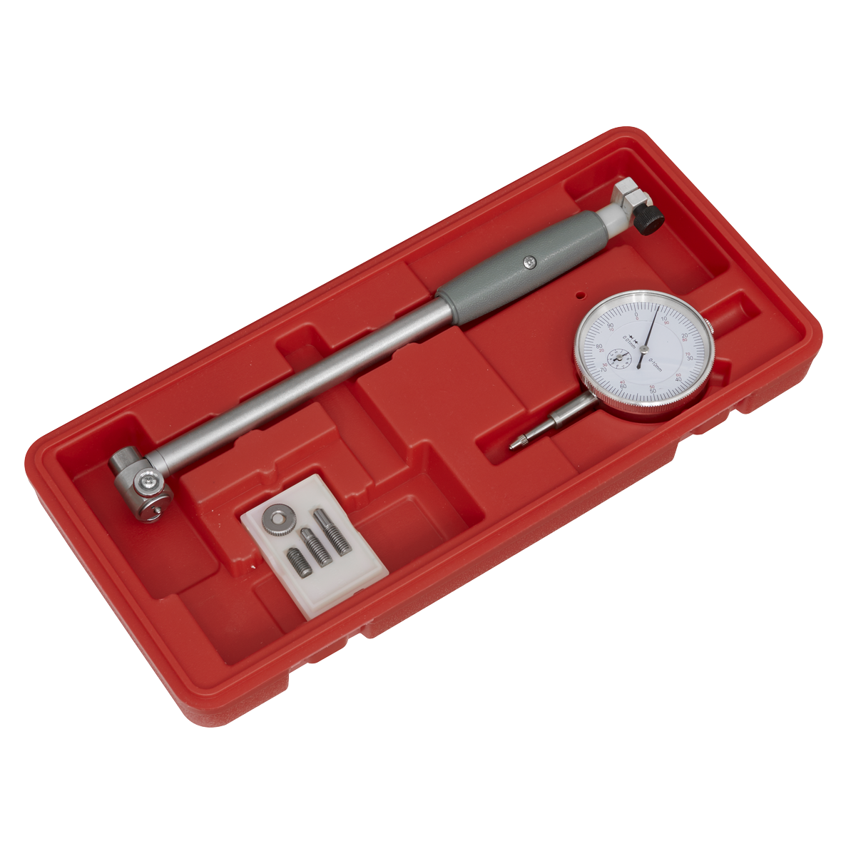 Sealey Dial Bore Gauge With Ø58mm Dial & Locking Rotating Bezel 35-50mm DBG509