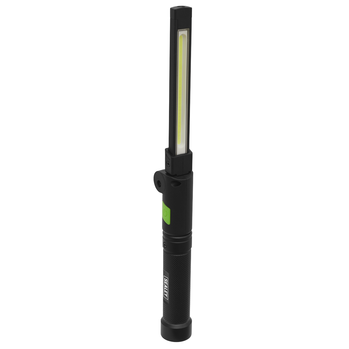 Sealey Rechargeable Aluminium Folding Pocket Light Lamp 2 COB 1 SMD LED LED02G