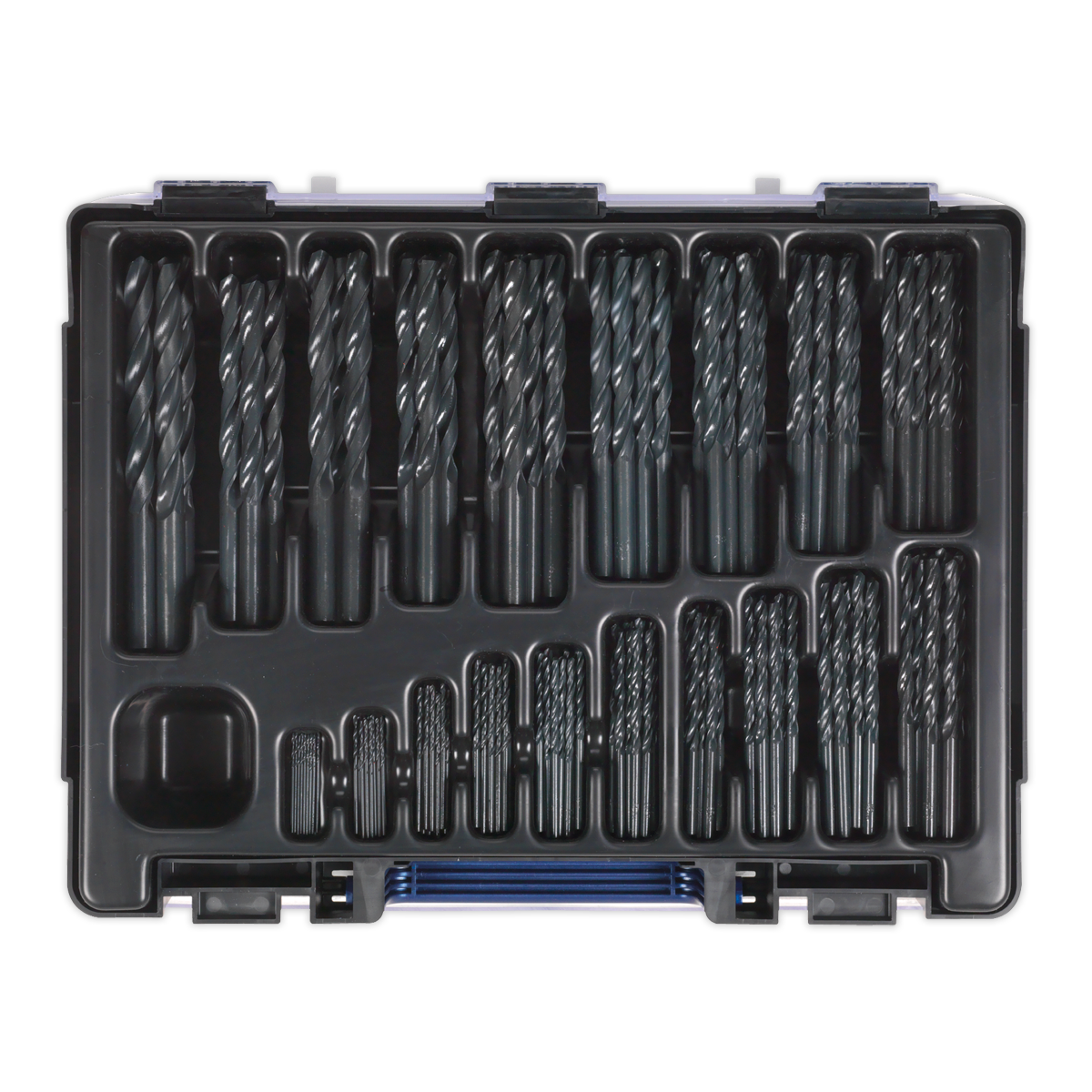 Sealey HSS Roll Forged Drill Bit Assortment 170pc 1-10mm DIN 338 DBS170RF