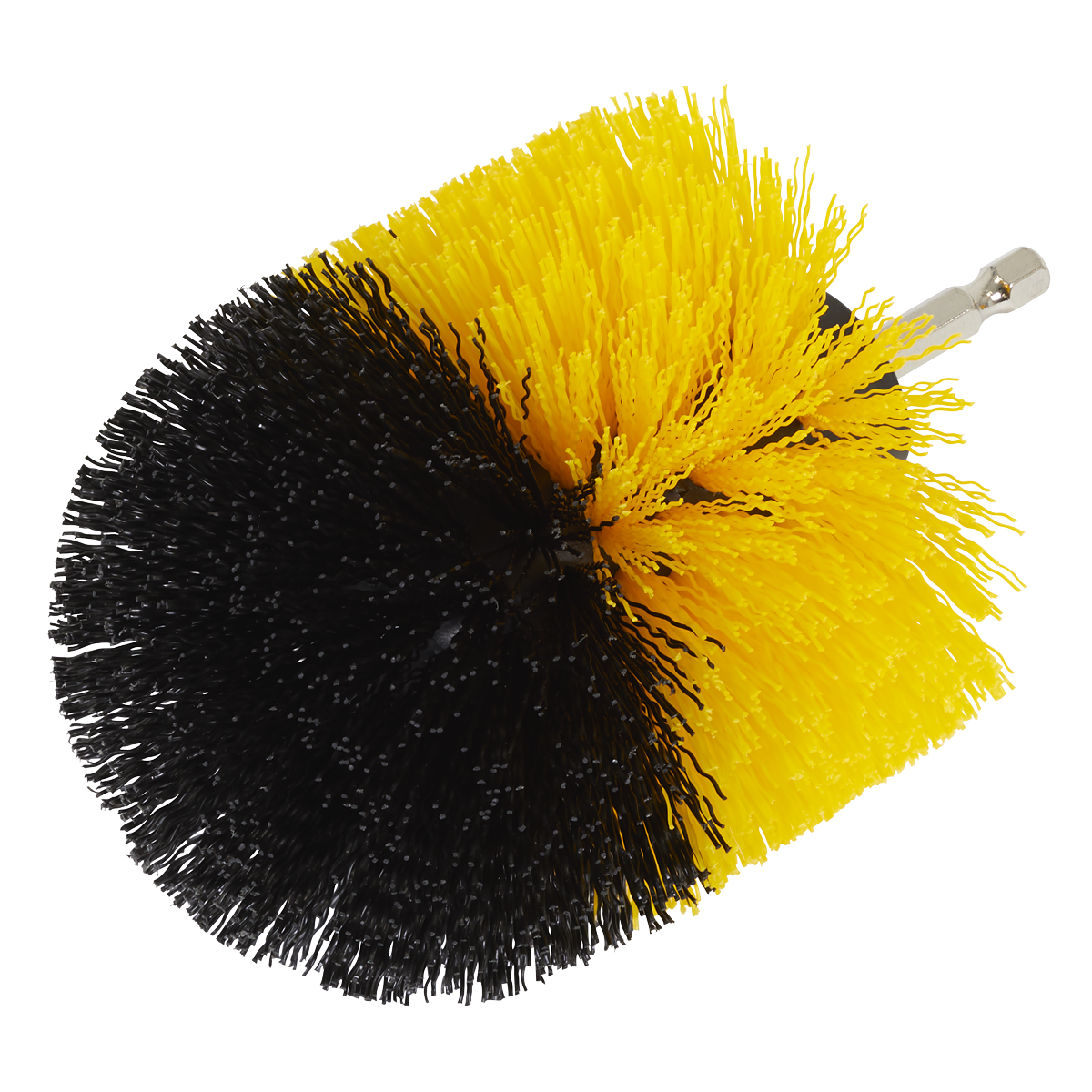 Sealey Drill Brush Set 4pc 6.35mm Shank Heavy Duty With Magnetic Bit Holder DBS4