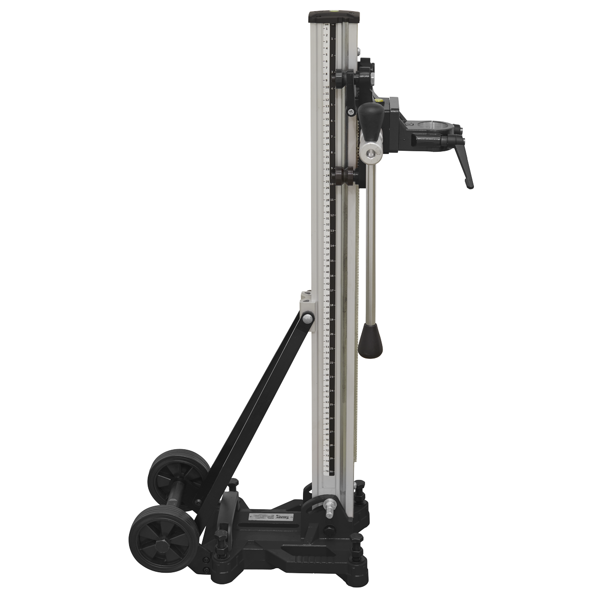 Sealey Aluminium Diamond Core Drill Stand With Handle & Wheels Tool DCDST