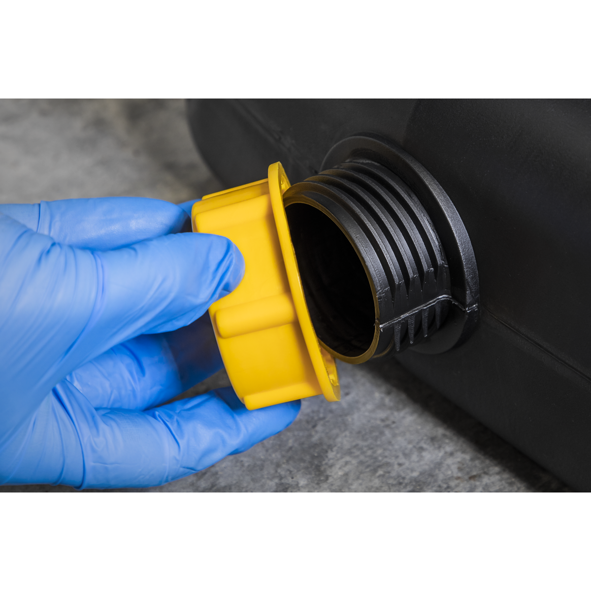 Sealey Oil/Fluid Drain & Recycle Container With Drain Vent 5 Litres 5L DRP06