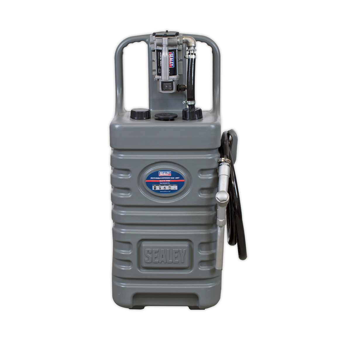 Sealey Mobile Dispensing Tank 55 Litres With Diesel Pump - Grey DT55GCOMBO1