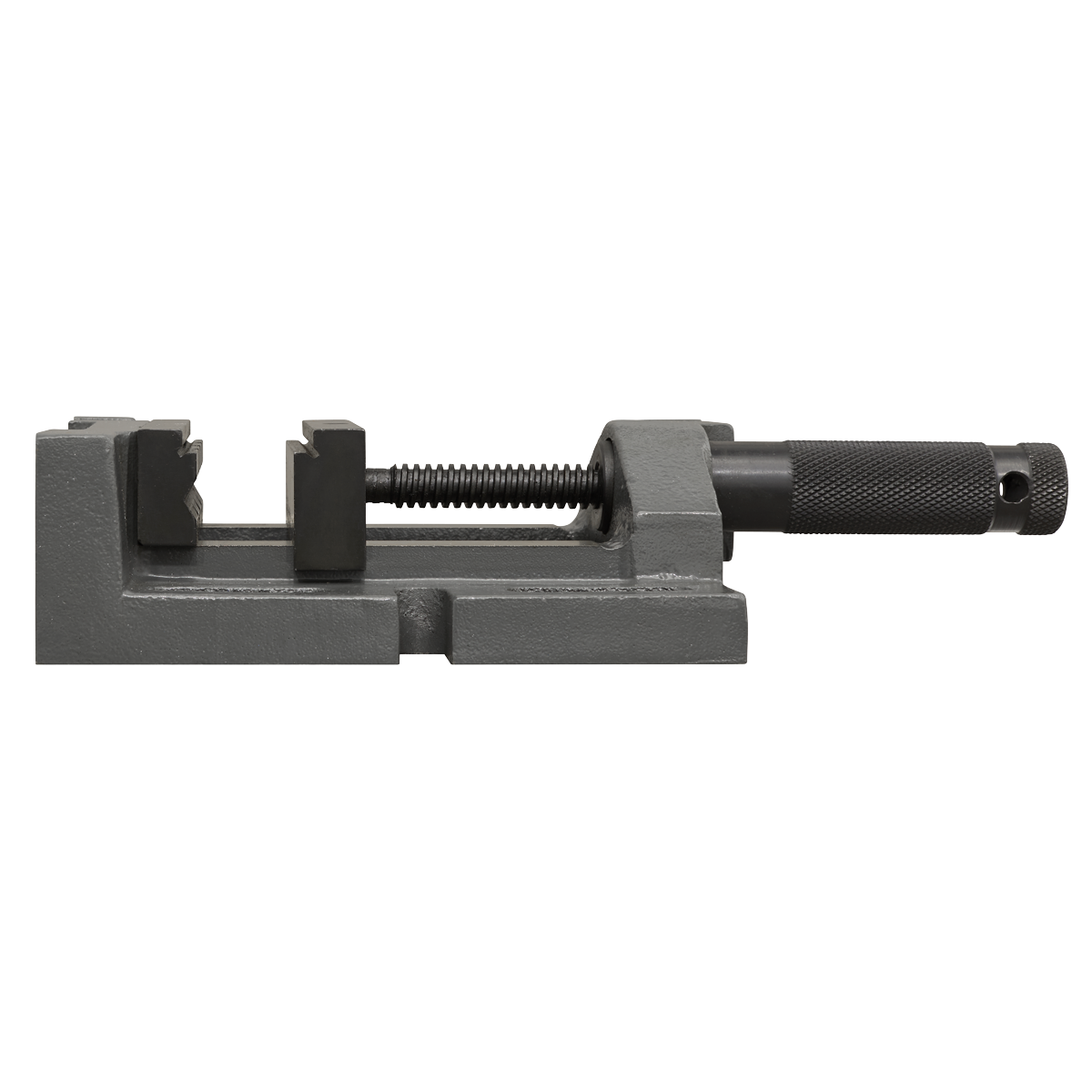 Sealey Drill Vice 100mm 3-Way Mounting, On Side, End Or Base - Grey DV3D