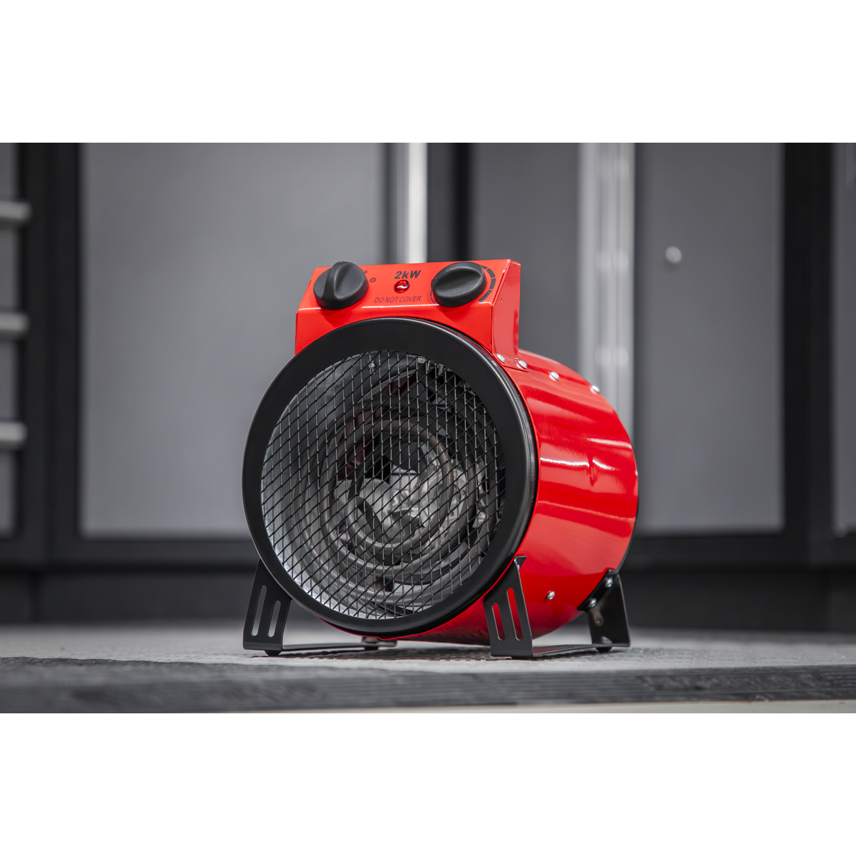 Sealey Industrial Electric Fan Heater With Power Cable & 3-Pin Plug 2kW EH2001