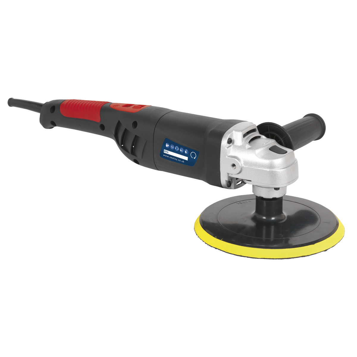 Sealey Polisher Digital 180mm 1100W/230V Lightweight 2m Mains Cable ER1700PD