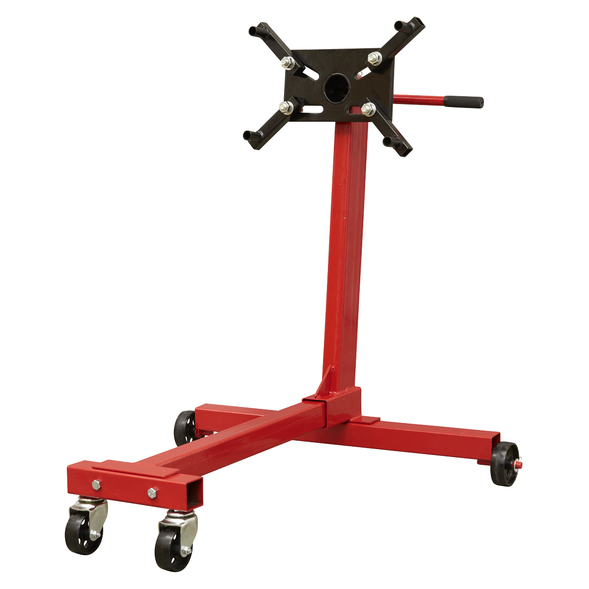 Sealey Engine Stand With Fully Adjustable Mounting Arms 350kg Red ES350