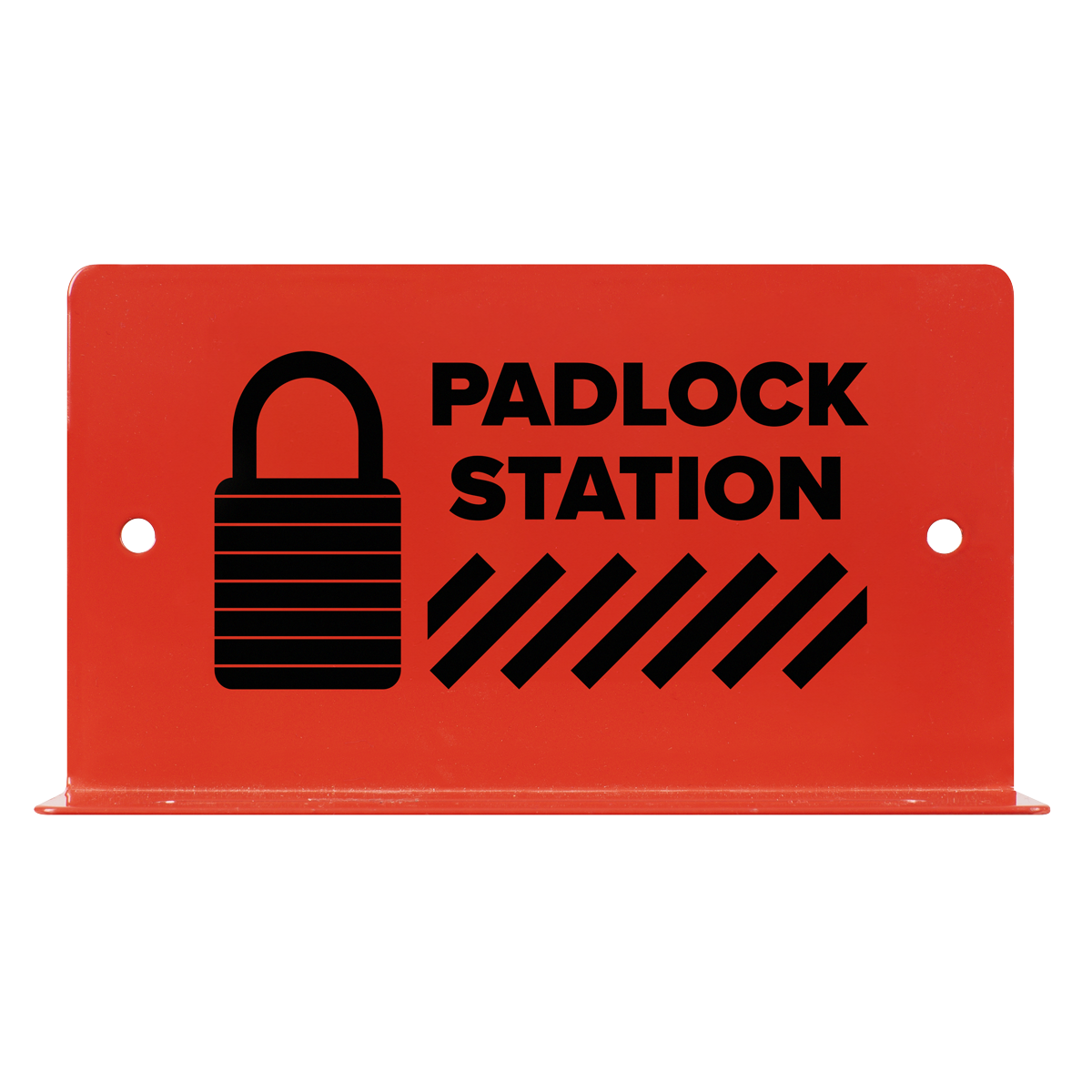 Sealey Padlock Station 140 x 40 x 80mm Up To 6 Safety Lockout Padlocks EV14